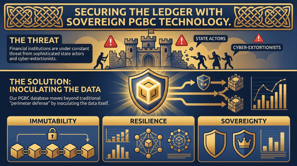 PGBC for Finance: protect data from attack and analyse encrypted data