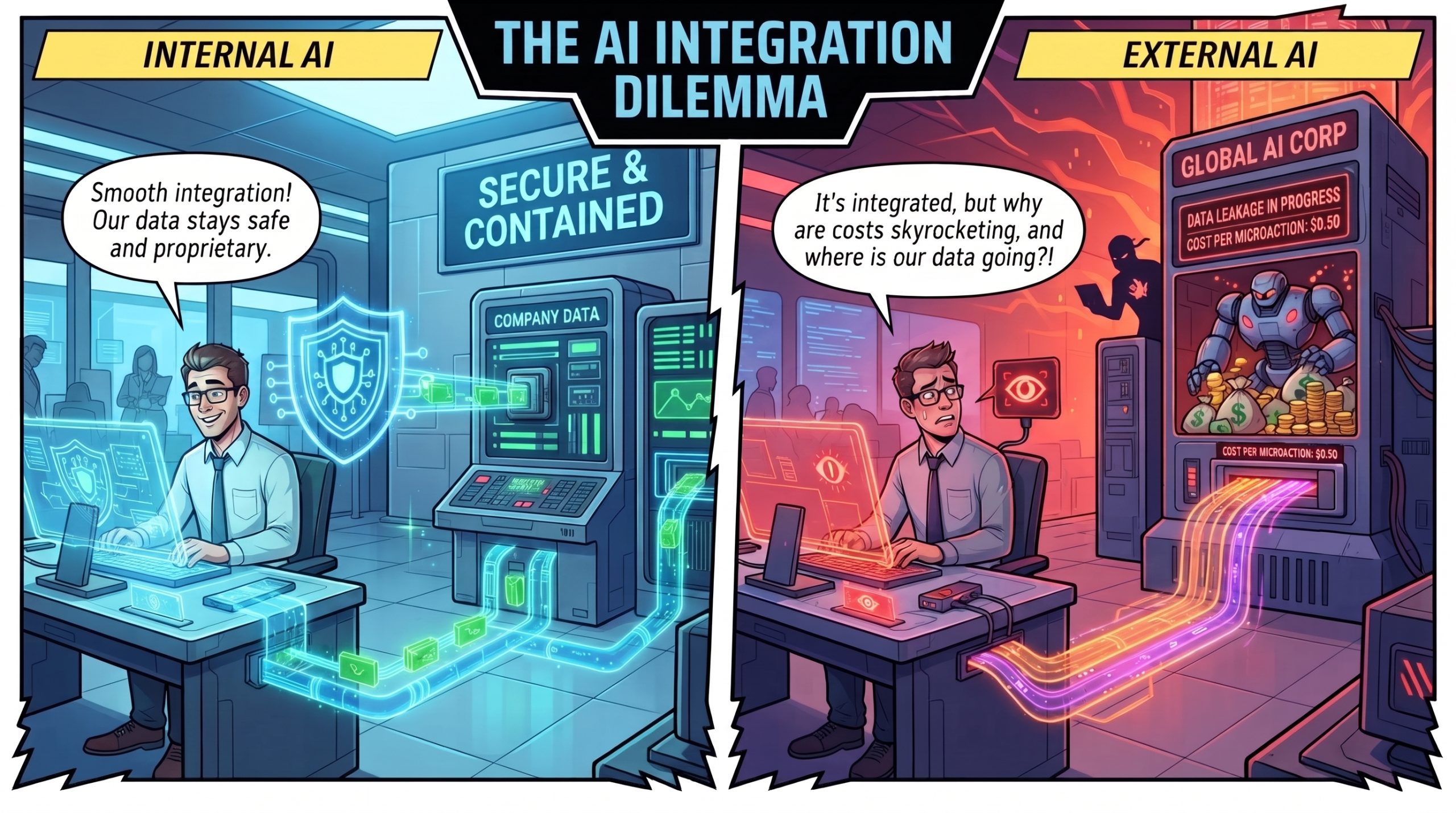 Internal vs external blog